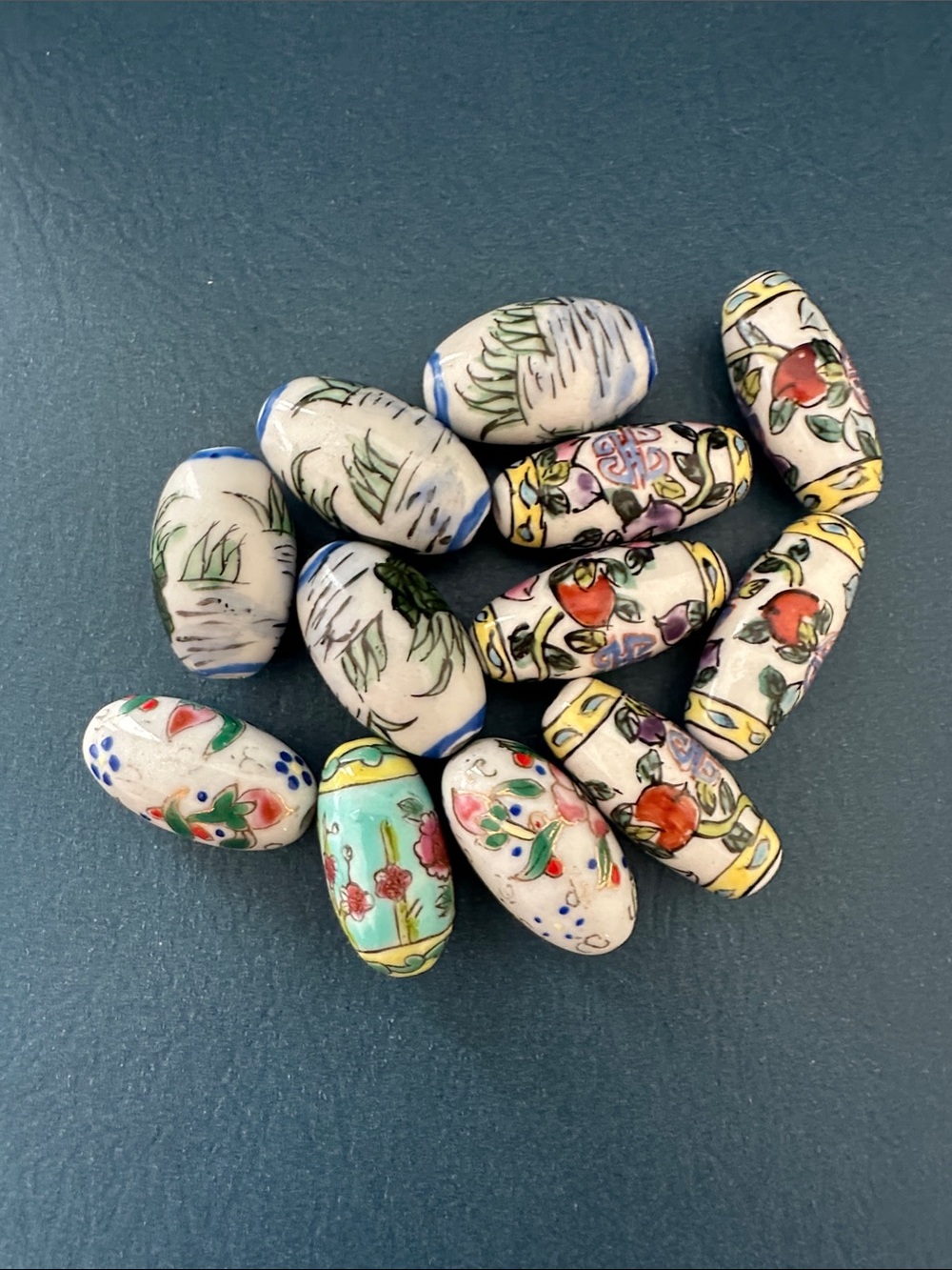Vintage Porcelain Mixed Beads Bundle